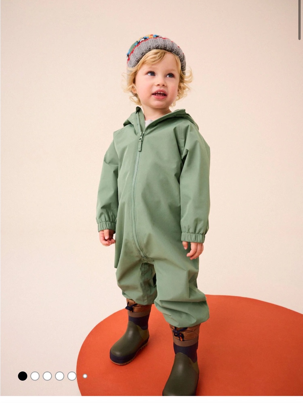 Insulated Green rain suit